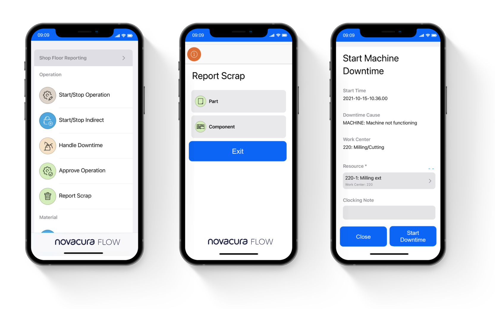 Manufacturing control with Novacura mobile software solution – Novacura