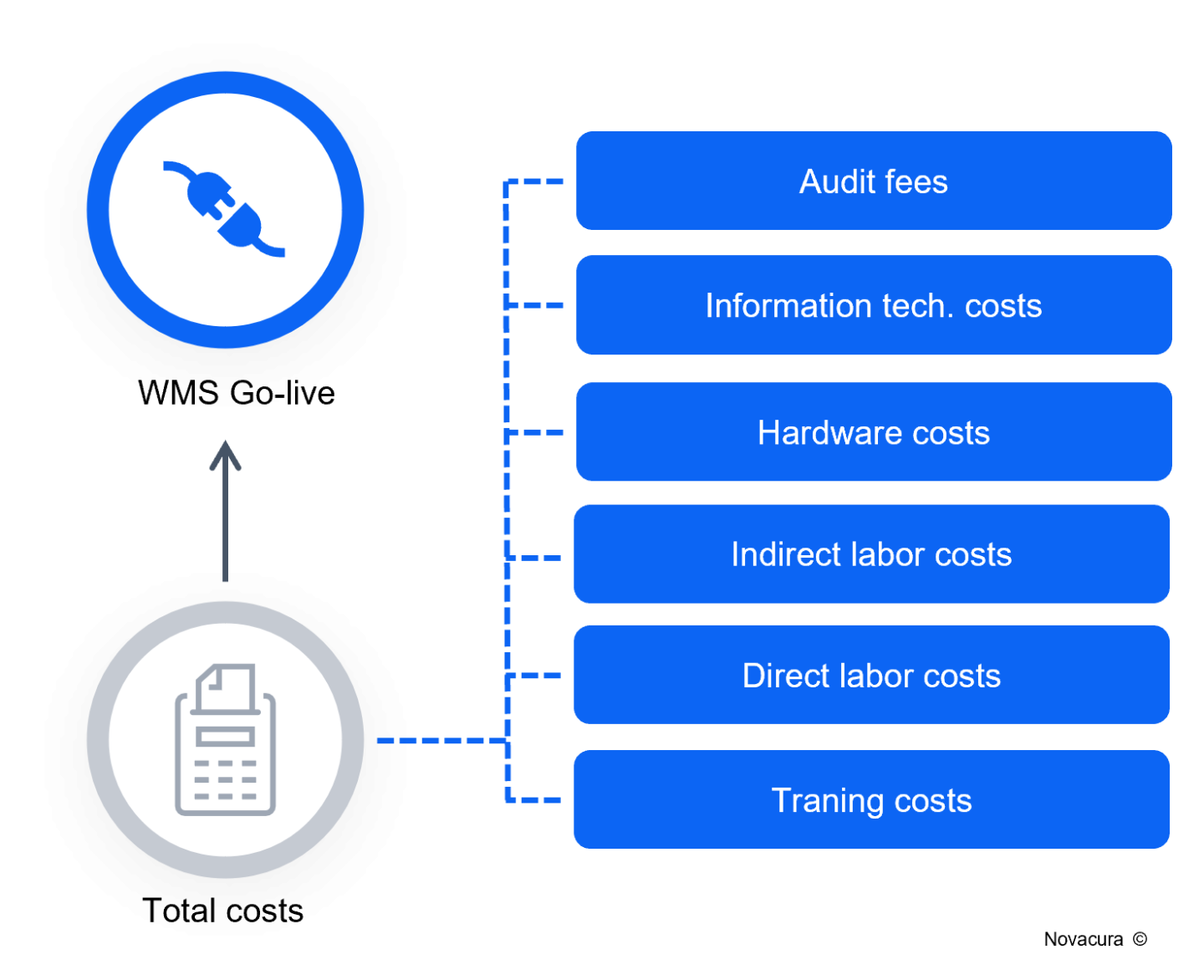 WMS implementation in a manufacturing company: costs and scope – Novacura